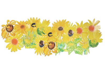 image of sunflowers artwork